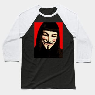 guy fawkes Baseball T-Shirt